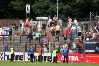 Erste Zwischenfälle vor dem Spiel Babelsberg 03 vs. 1. FC Lok Leipzig