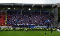 1. FC Magdeburg feiert Aufstieg in Offenbach