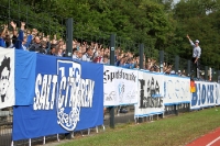 Fans / Ultras des 1. FC Magdeburg im Berliner Poststadion