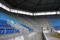 Die MDCC-Arena des 1. FC Magdeburg vor dem Spiel gegen RB Leipzig