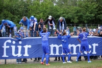Magdeburger Spieler bei ihren Fans