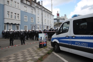 Polizeieinsatz gegen Magdeburg Fans in Bochum
