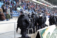 Polizeieinsatz nach dem Spiel gegen Zwickau