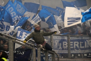 Support Block U Magdeburg Fans in Duisburg