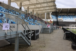 Ludwigsparkstadion Saarbrücken Gästetribüne