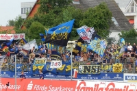Fans des 1. FC Saarbrücken in Kiel