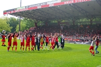 1. FC Union Berlin feiert Sieg gegen MSV Duisburg
