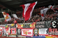 Fans des 1. FC Union Berlin im Eintracht-Stadion