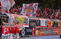 Fans des 1. FC Union Berlin in Aue