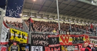 Fans des 1. FC Union Berlin in Cottbus