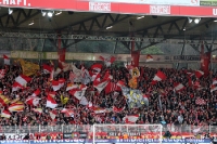 Fahnenmeer beim Nordostduell 1. FC Union Berlin - FC Erzgebirge Aue