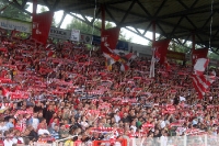 Fans des 1. FC Union beim Spiel gegen Hansa Rostock