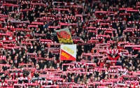 Schalparade der Fans des 1. FC Union Berlin
