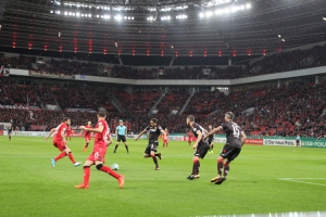 Spielszenen Union Berlin in Leverkusen 24-10-2017