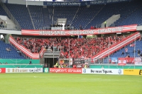 Union Fans Choreo Pokalspiel in Duisburg