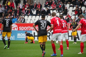 Hamdi Dahmani Rot-Weiss Essen vs. Alemannia Aachen Spielfotos 30-10-2021