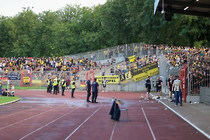 Alemannia Aachen Fans in Oberhausen 18.08.2023