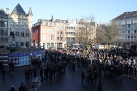Aachen Fans vor dem Spiel gegen RWE