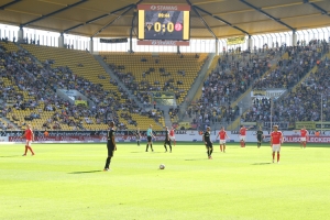 Spielszenen Aachen gegen Essen 25-09-2016