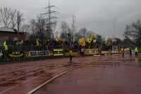 Support der Aachener Fans in Bochum