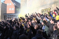 Szene Aachen Mob-Foto vor RWE-Spiel