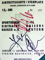 Eintracht Haiger vs. 1. FC Kaiserslautern
