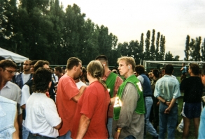 Tumulte nach dem Spiel R. Füchse vs. Union Berlin (1995)