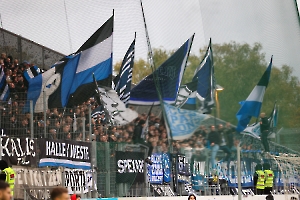 Arminia Bielefeld Fans in Essen 04.11.2023