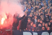 Bielefeld Ultras zünden Pyro in Münster