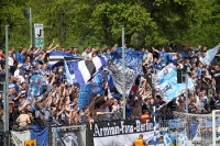 Fans von Arminia Bielefeld machen in Babelsberg prima Stimmung