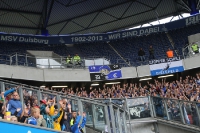 Support Junge Bielefelder Fans in Duisburg