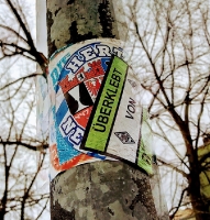 Fußballaufkleber in Berlin