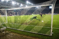 Bayer 04 Leverkusen beim Elfmeterschießen in Magdeburg