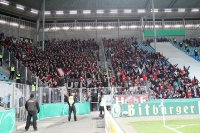 Fans / Ultras von Bayer 04 Leverkusen in Magdeburg