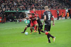 Spielszenen Bayer 04 gegen Union Berlin 24-10-2017