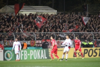 Spielszenen und Tore Viktoria Köln Leverkusen