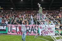 BFC Dynamo - 1. FC Kaiserslautern, Claasen sorgt für ein stiimungsvolle Uffta