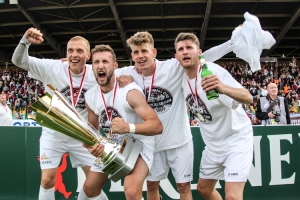 BFC Dynamo feiert Pokalsieg 2017