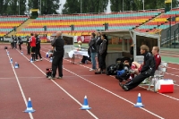 Trainerbank des BFC Dynamo beim Pokalfinale 2011