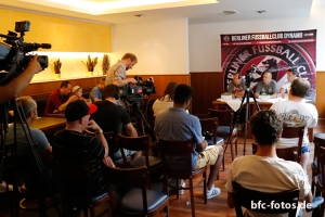 Pressekonferenz des BFC Dynamo