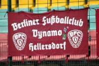 Zaunfahnen beim BFC Dynamo