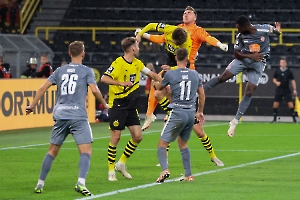 Marcel Lotka Borussia Dortmund U23 vs. Rot-Weiss Essen 13.10.2023
