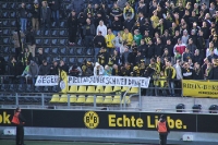 BVB Amateure Supporters Spruchband - Gegen Spieltagsüberschneidung