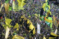Dortmunder Fans auf der Südtribüne