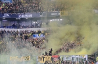 Dortmunder Ultras Pyro auf Schalke 2013
