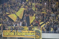 Support der BVB Fans in Duisburg