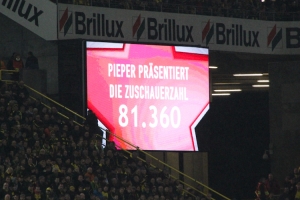 Zuschauerzahl beim BVB 09