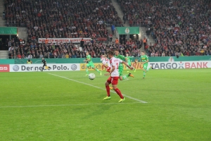 Spielszenen Mönchengladbach in Essen DFB Pokal