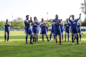 VfB Trebbin feiert den Pokalgewinn