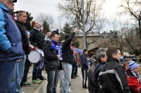 Fans der BSG Stahl Riesa in Chemnitz